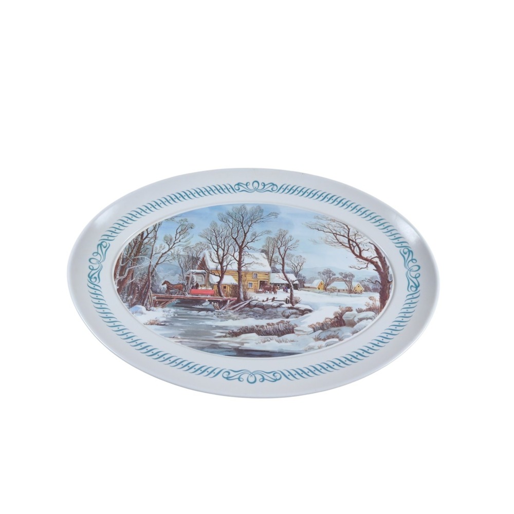 Vintage Brookpark Melamine Serving Platter